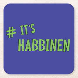 Magneet Vierkante Kartonnen Onderzetter