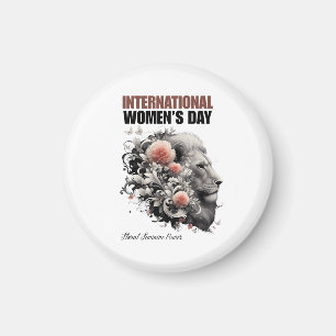 magneet voor de Internationale Vrouwendag