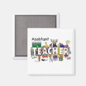 MAGNEET VOOR DE **LERARENASSISTENT*** JE WEET WEL (Voorkant / Achterkant)