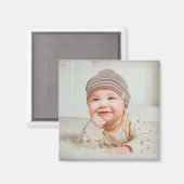 Magneet voor familiefoto's Aangepaste fotomagneet (Voorkant / Achterkant)