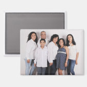 Magneet voor familiefoto's op maatgemaakte foto ma (Voorkant / Achterkant)