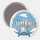 Magneet West Pacific Supers (Voorkant / Achterkant)