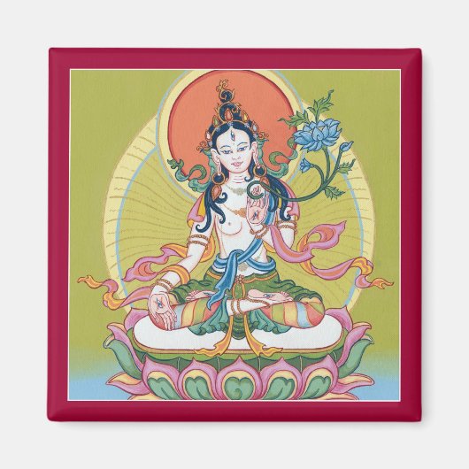 MAGNEET Witte Tara (Voorkant)