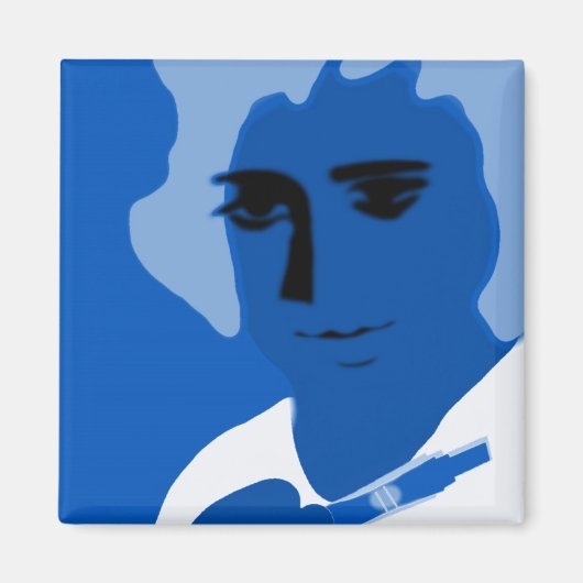 magneetblauw magneet (Voorkant)