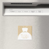 Magneetje als bedankje voor bruids douche favoriet magneet (Insitu (Vaatwasser))