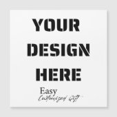 Magneetkaart 5,25" vierkant (Voorkant)