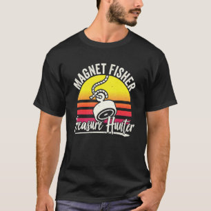 Magneetvisser Schatjager Visser Magneten Vissen T-shirt