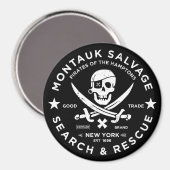 Magnet 2 pouces de Montauk Salvage Co. 1 (Recto/Verso)