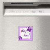 Magnet 2"x2" Favoriser Papillon de printemps viole (In Situ (Lave-vaisselle))
