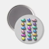 Magnet - 3D-vormen Magneet (Voorkant / Achterkant)