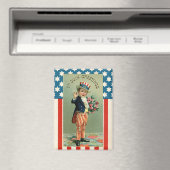 Magnet 4 juillet vintage (In Situ (Lave-vaisselle))