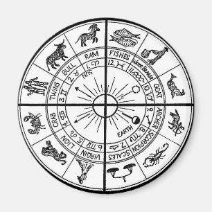 Magnet 7 - Zodiac Magneet