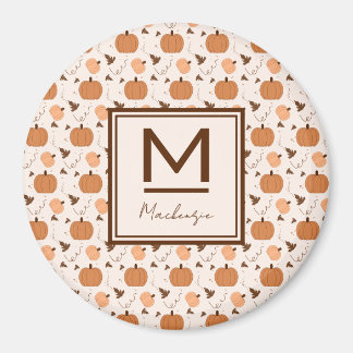 Magnet à motif de citrouille mignon