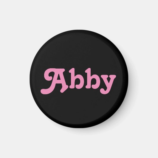 Magnet Abby Magneet (Voorkant)