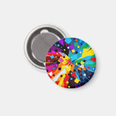 Magnet - Abstract geometric art (Recto/Verso)