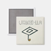 Magnet Abstrait de soccer Umbro (Recto/Verso)
