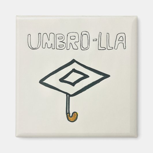 Magnet Abstrait de soccer Umbro (Devant)