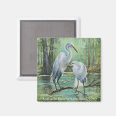 Magnet "Accueil sur le Bayou" (Recto/Verso)