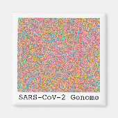 Magnet ADN de coronavirus (Devant)