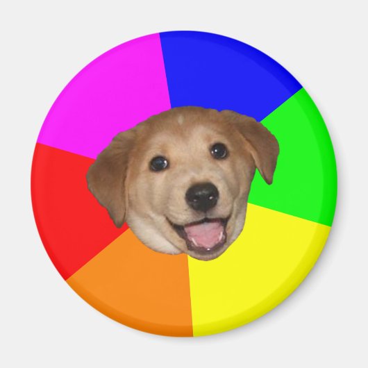 Magnet Advice Dog Meme Magneet (Voorkant)