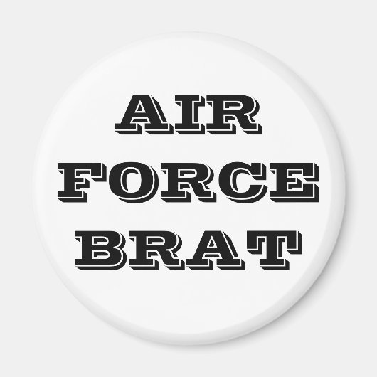 Magnet Air Force Brat (Devant)