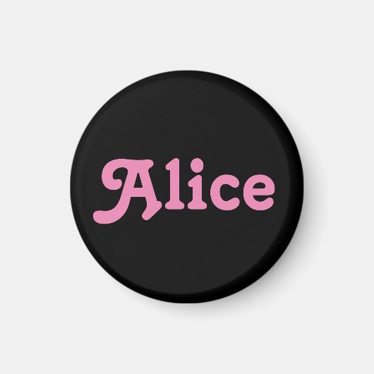 Magnet Alice Magneet (Voorkant)