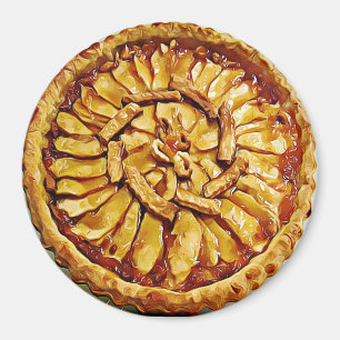 Magnet alimentaire à tarte d'Apple
