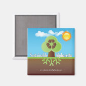 Magnet Alpharetta durable (Recto/Verso)