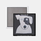 Magnet Amoureux des chiens (Recto/Verso)