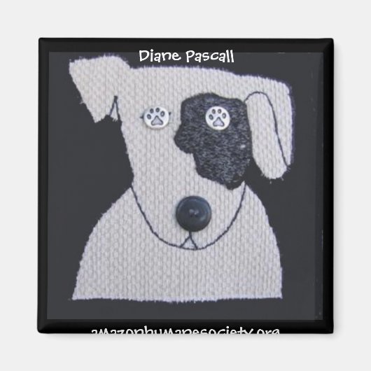 Magnet Amoureux des chiens (Devant)