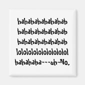 Magnet amusant (Devant)