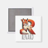 Magnet Animaux Rigolos Lettre R (Recto/Verso)