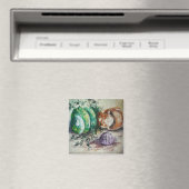 Magnet Ann Hayes Peinture Coques de mer (In Situ (Lave-vaisselle))