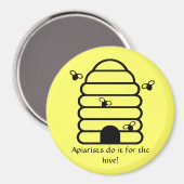 Magnet - Apiaristes le font pour la ruche! (Recto/Verso)