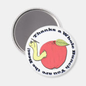 Magnet Apple de l'enseignant (Recto/Verso)