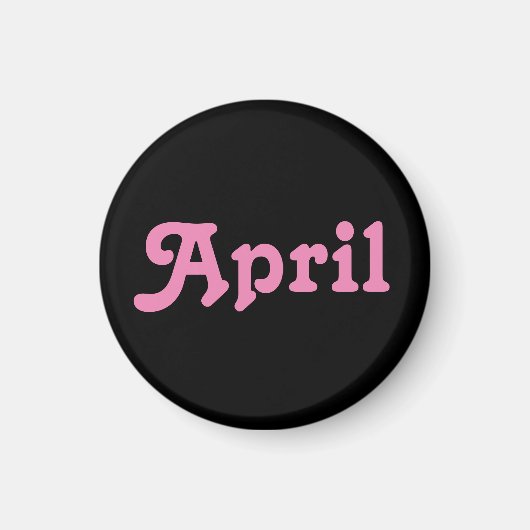 Magnet April Magneet (Voorkant)