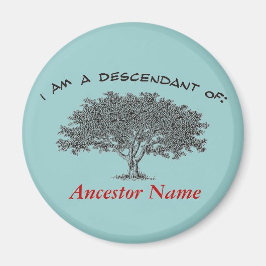 Magnet - Arbre généalogique (Devant)