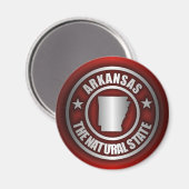 magnet "Arkansas Steel" (Rouge) (Recto/Verso)