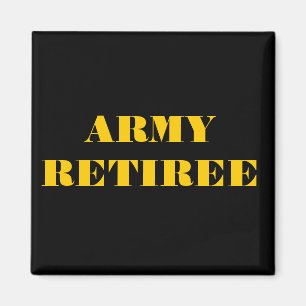 Magnet Army Retiree Magneet