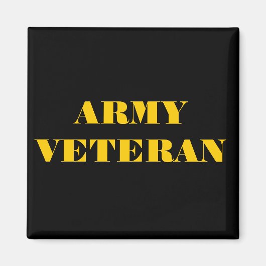 Magnet Army Veteran Magneet (Voorkant)