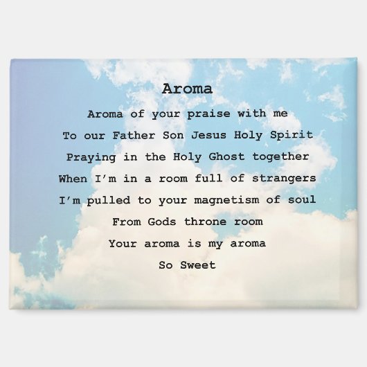 Magnet - "Aroma" Magneet (Voorkant)