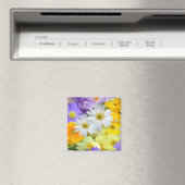 MAGNET ARRIÈRE - PLAN FLORAL MULITCOLORED (In Situ (Lave-vaisselle))