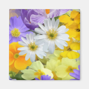MAGNET ARRIÈRE - PLAN FLORAL MULITCOLORED