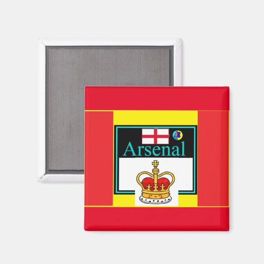 Magnet Arsenal 18 Arya Bàhram Magneet (Voorkant / Achterkant)