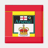Magnet Arsenal 18 Arya Bàhram Magneet (Voorkant)