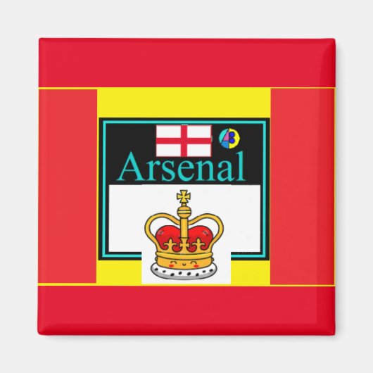 Magnet Arsenal 18 Arya Bàhram Magneet (Voorkant)