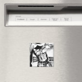 Magnet art élégant masculin Cowboy Bodybuilder (In Situ (Lave-vaisselle))