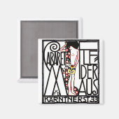 Magnet : Art Nouveau - Cabaret Fledermaus (Recto/Verso)