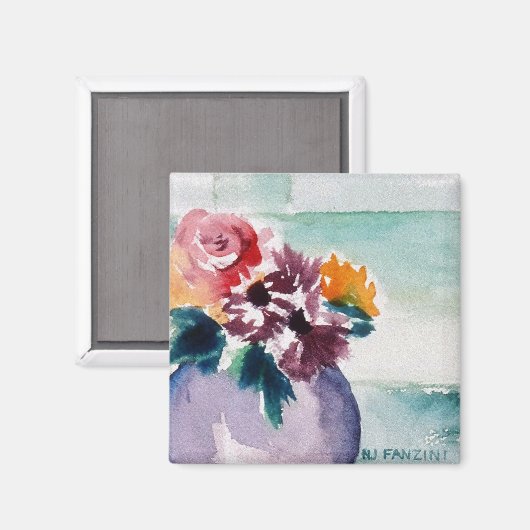 MAGNET AUX FLEURS (Recto/Verso)