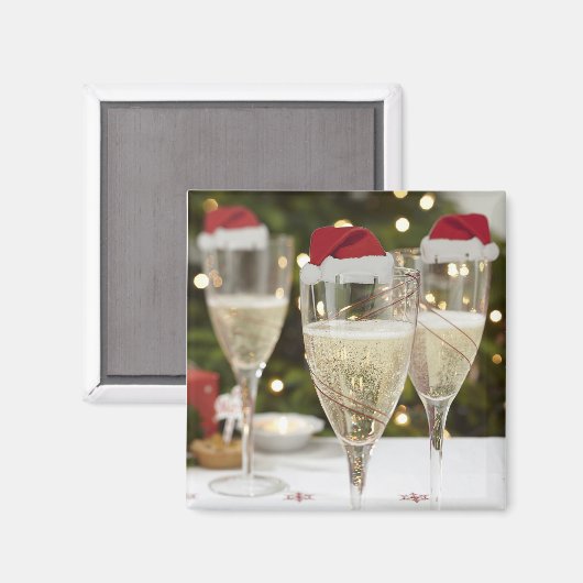 MAGNET AVEC **COCKTAILS DE NOËL** (Recto/Verso)